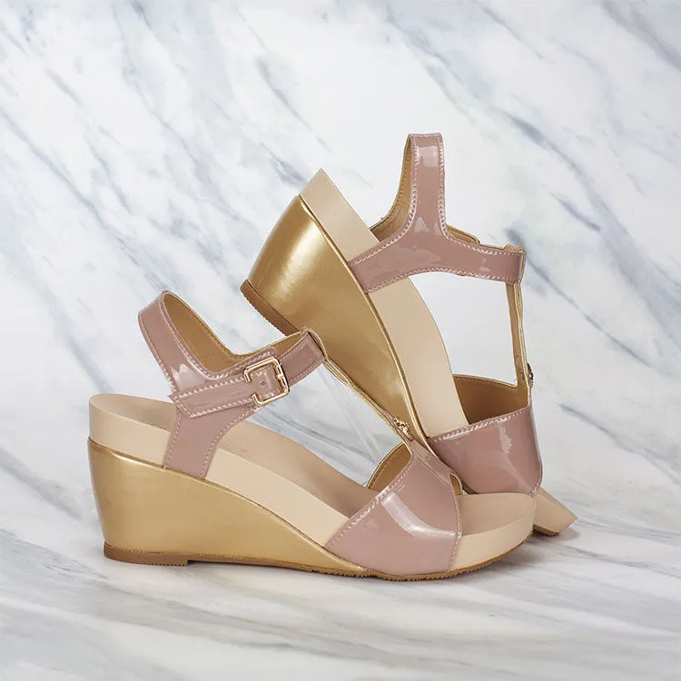 [20% off at cart] T-Strap Slingback Wedges