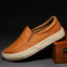 ACE LOW LEATHER SLIP-ONS