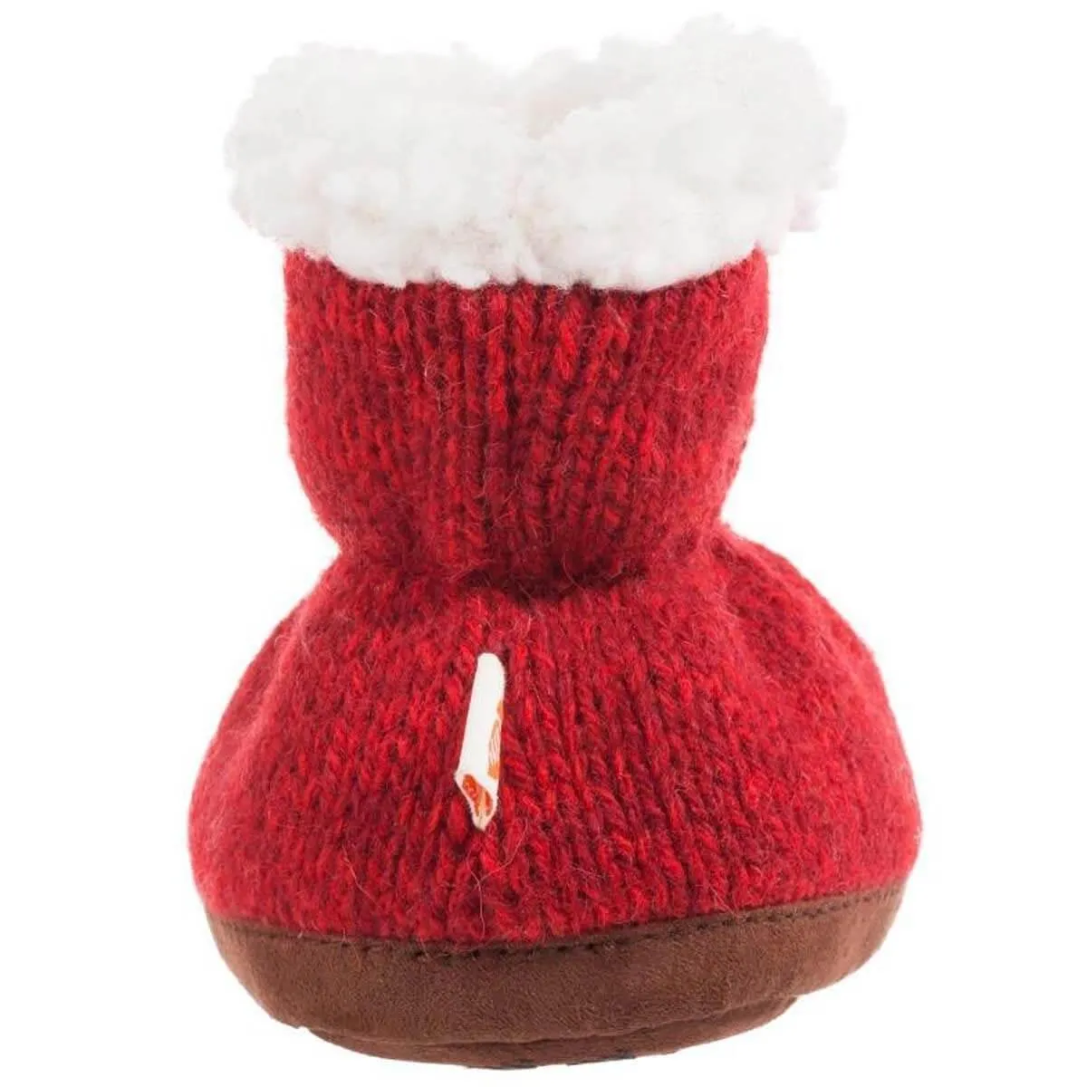 Acorn Kids' Slippers - Easy Bootie, Red Ragg Wool, TM | A10157BFPTM