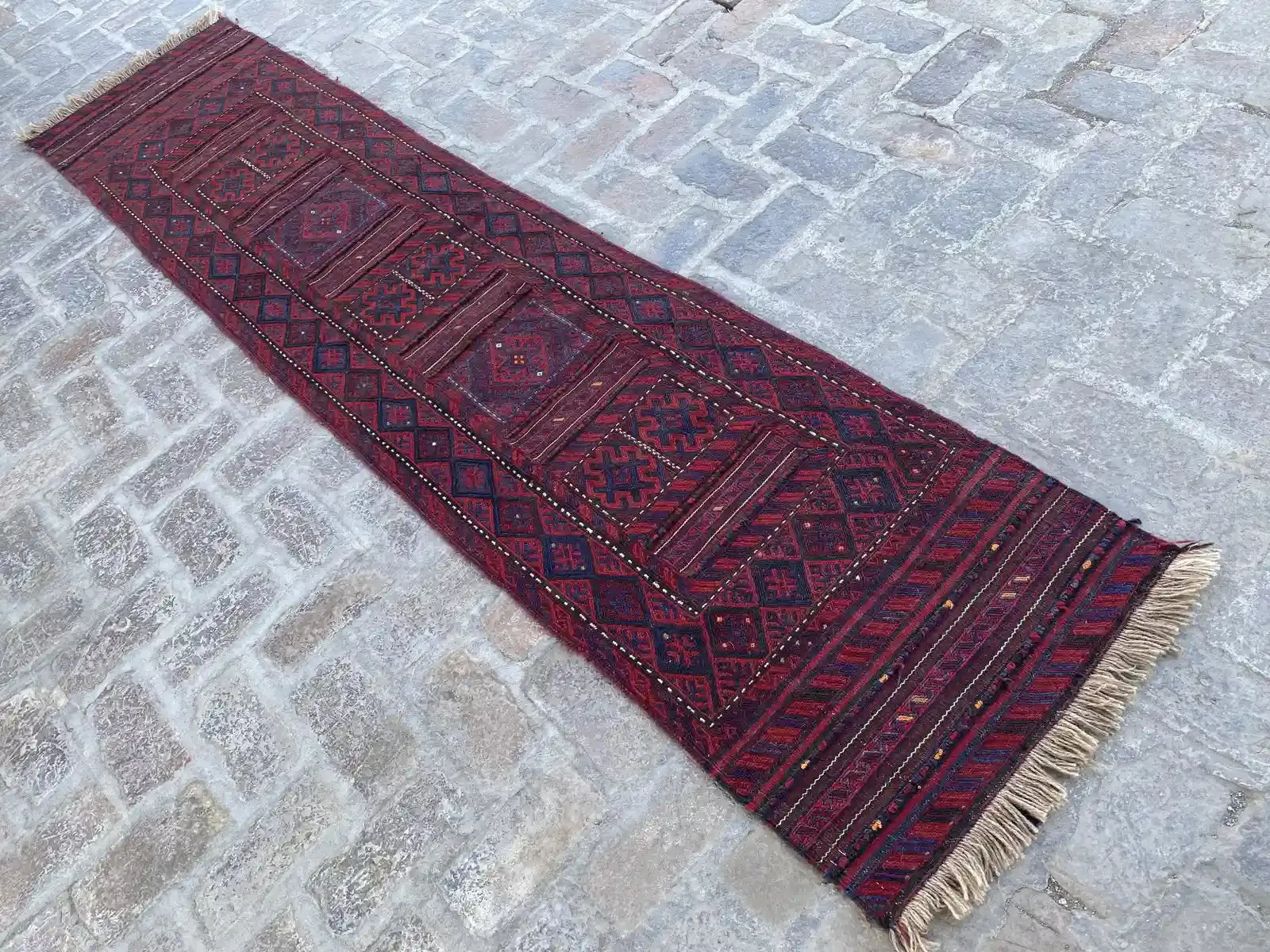 Adreskan kilim runner Traditional Geometric Pattern
