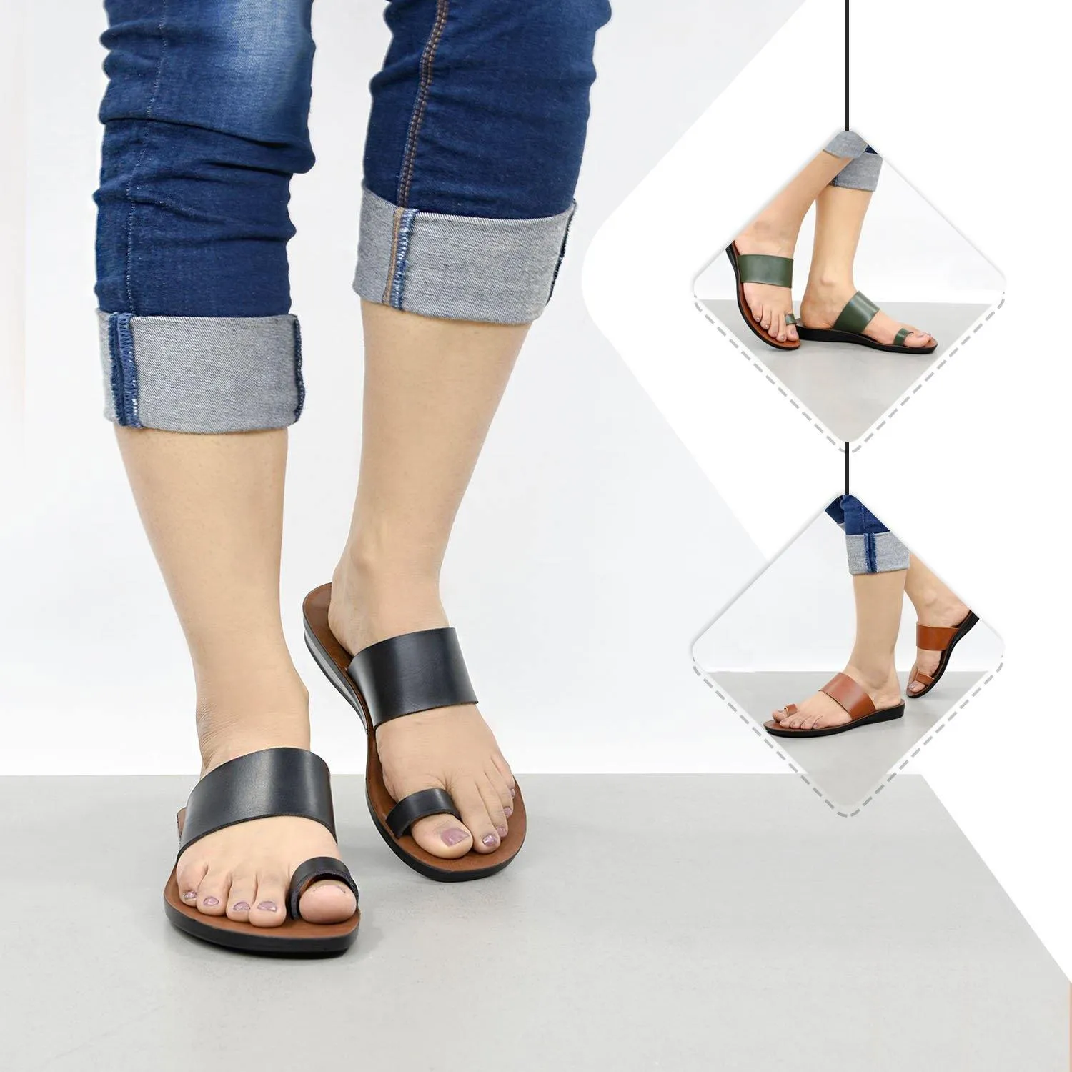 Aerosoft - Veawil LS4829 Vintage Arch Support Outdoor Comfortable Walking Summer Sandals for Women