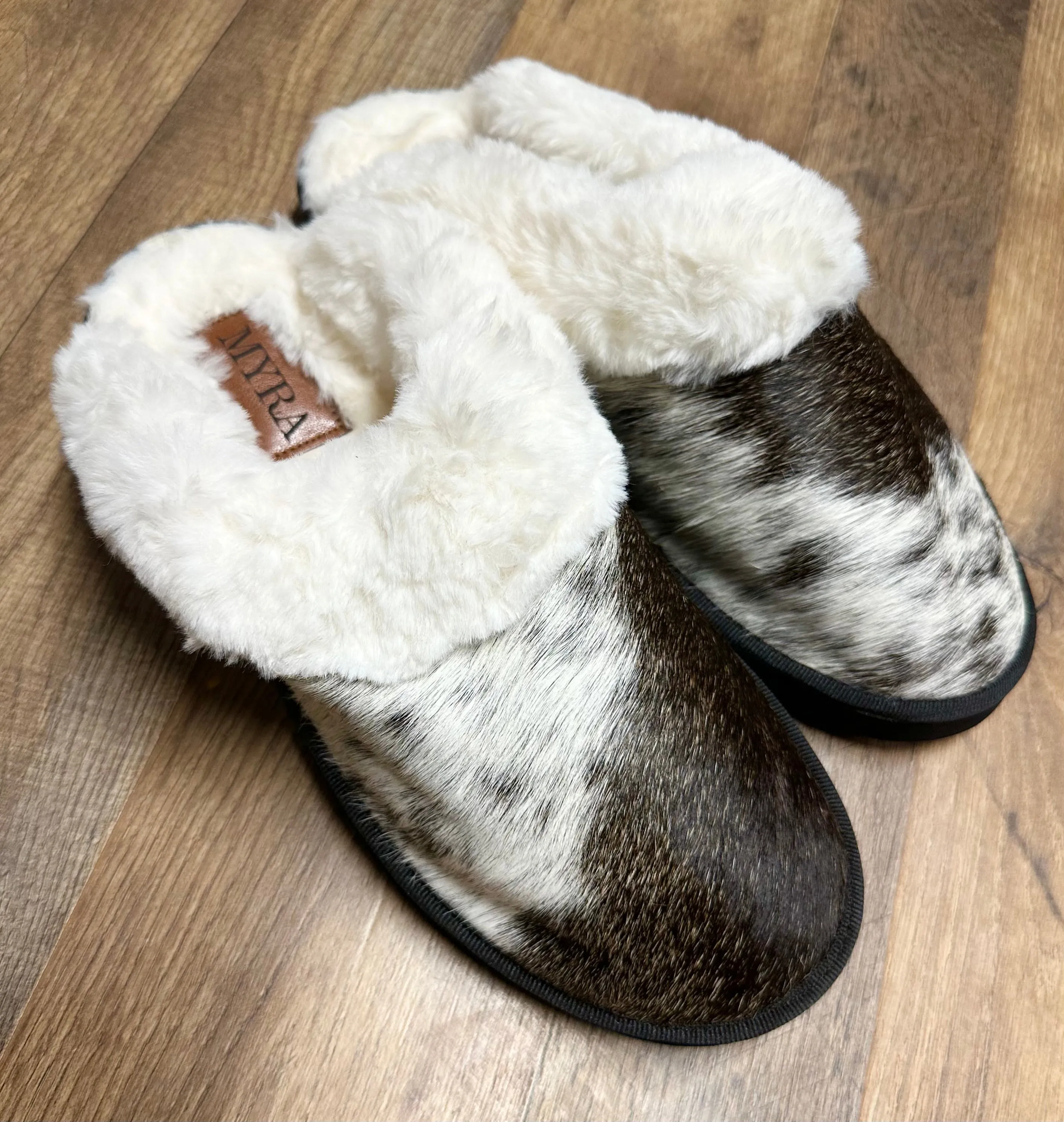 Alamosa Hair On Hide Slippers