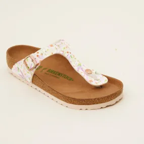 Birkenstock Pink Floral Gizeh Vegan Sandals