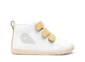 Bobux I Walk Hi Court White   Send Trainers