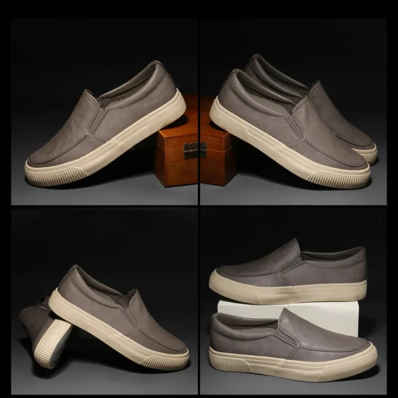 Brookstone Leather Slip-On