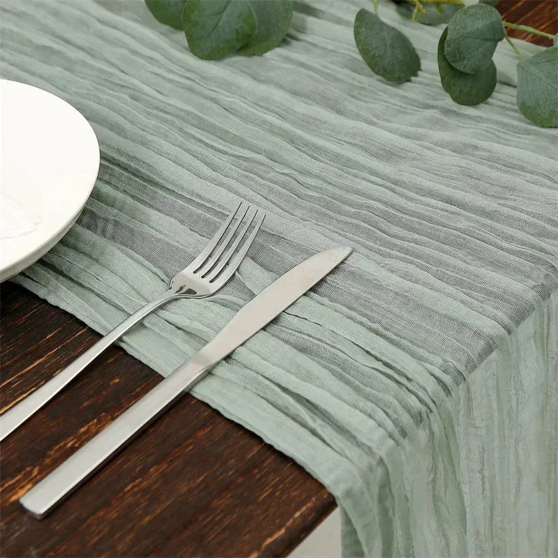 Cheesecloth Table Runner