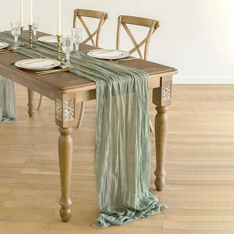 Cheesecloth Table Runner