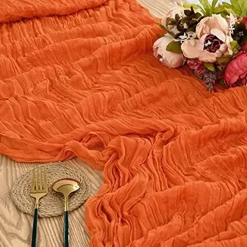 Cheesecloth Table Runner