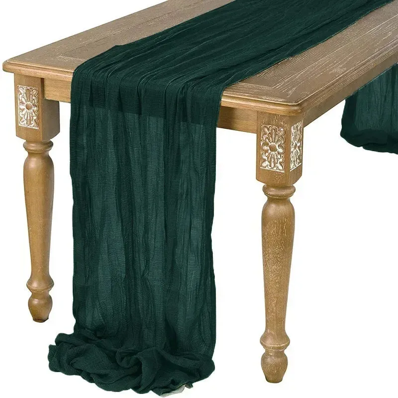 Cheesecloth Table Runner