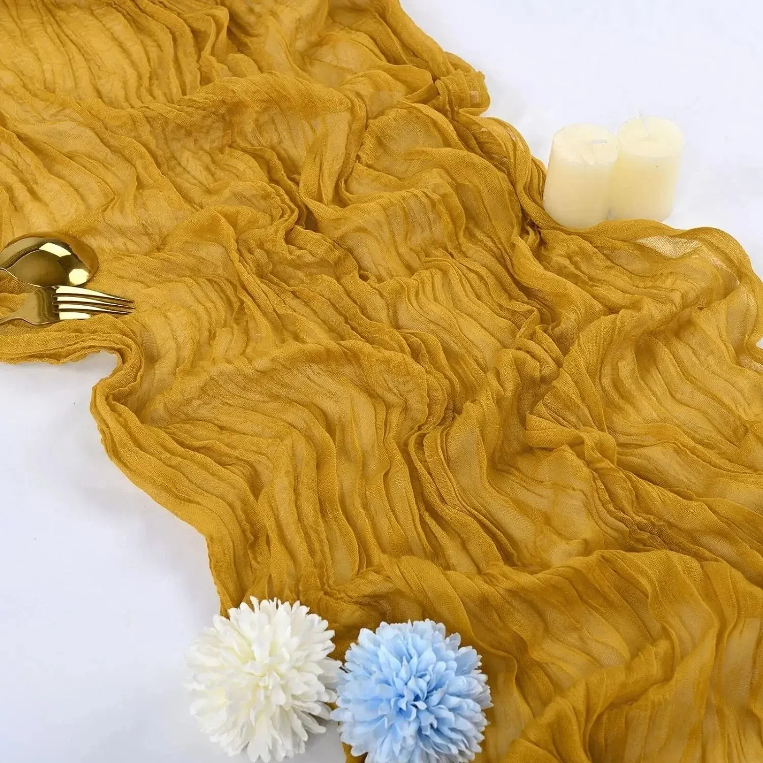 Cheesecloth Table Runner