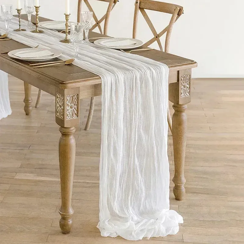 Cheesecloth Table Runner