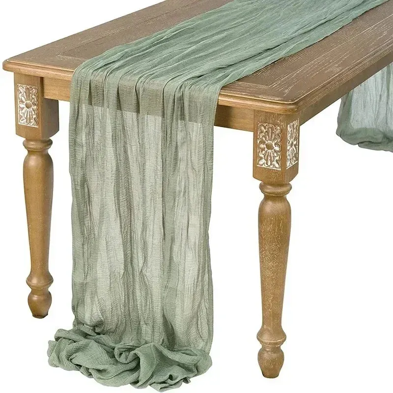 Cheesecloth Table Runner