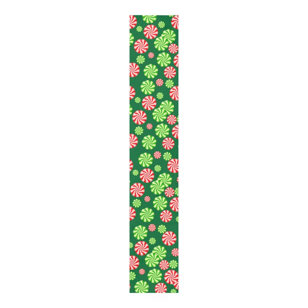 Christmas Candy Table Runner / Green Table Runner
