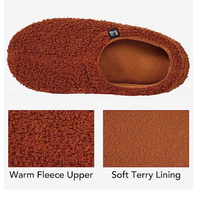 Fleece Lined Indoor Comfort Slippers
