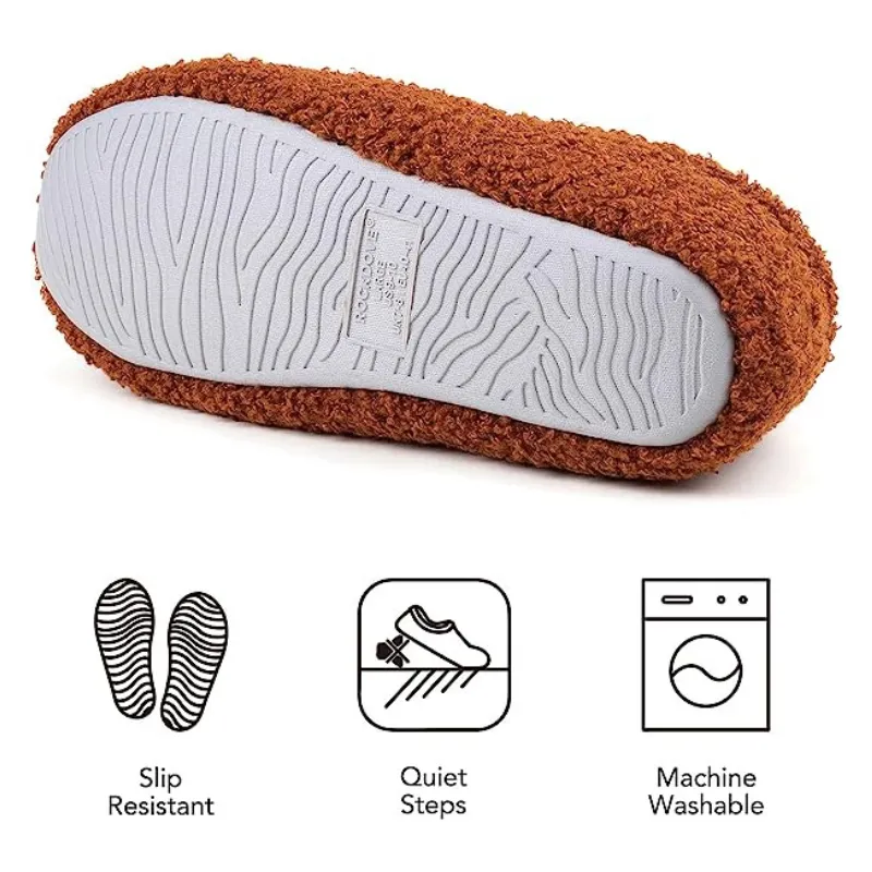 Fleece Lined Indoor Comfort Slippers