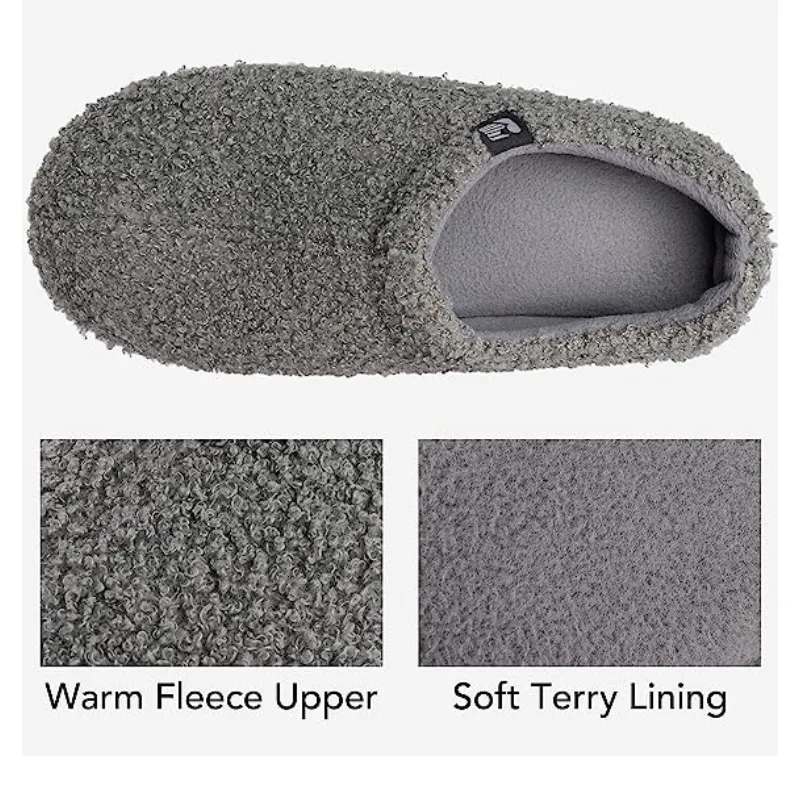 Fleece Lined Indoor Comfort Slippers