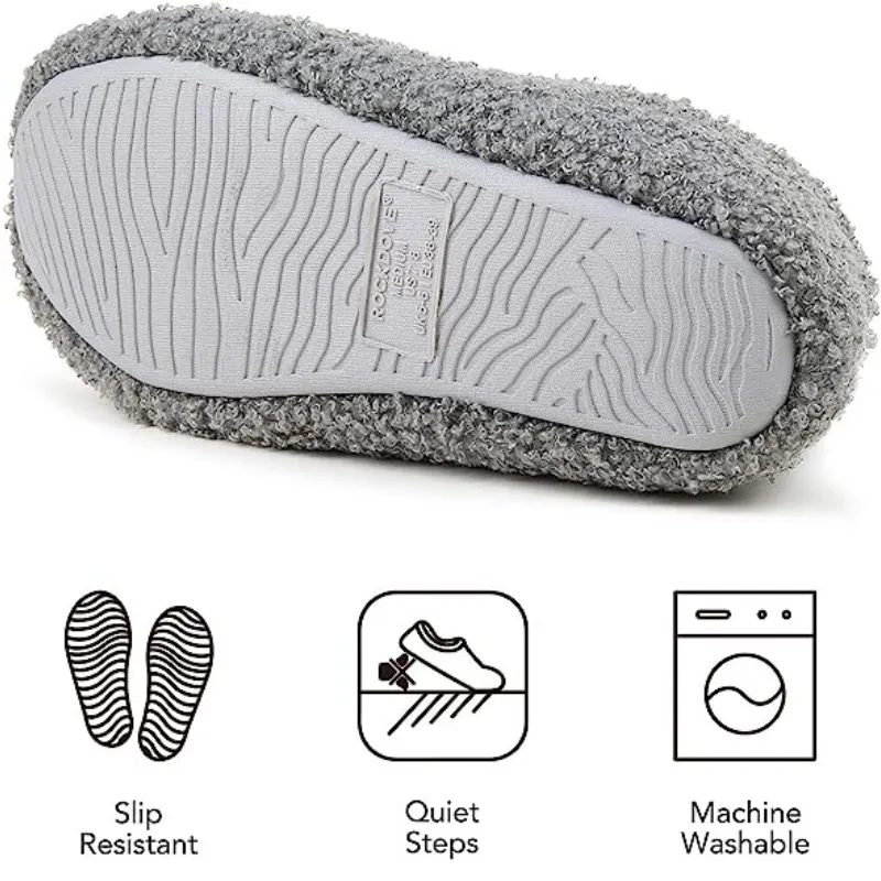 Fleece Lined Indoor Comfort Slippers
