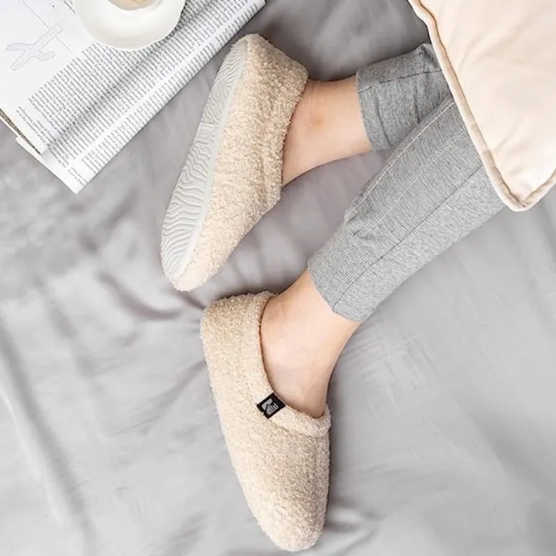 Fleece Lined Indoor Comfort Slippers