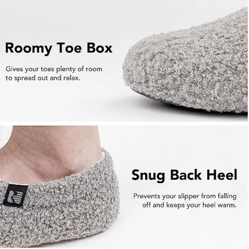 Fleece Lined Indoor Comfort Slippers