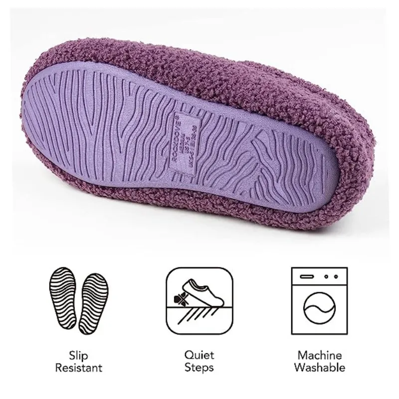Fleece Lined Indoor Comfort Slippers