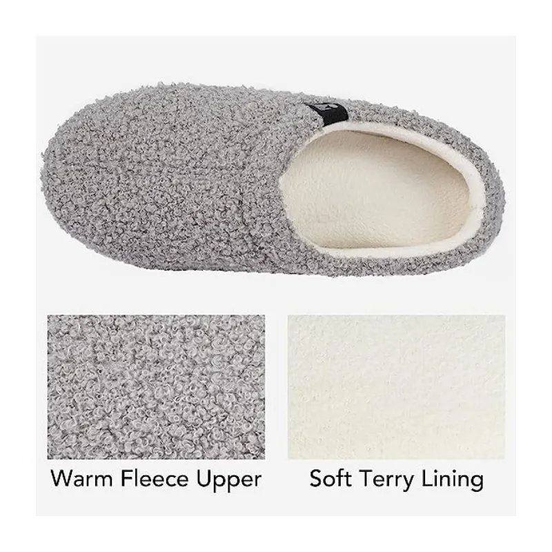 Fleece Lined Indoor Comfort Slippers