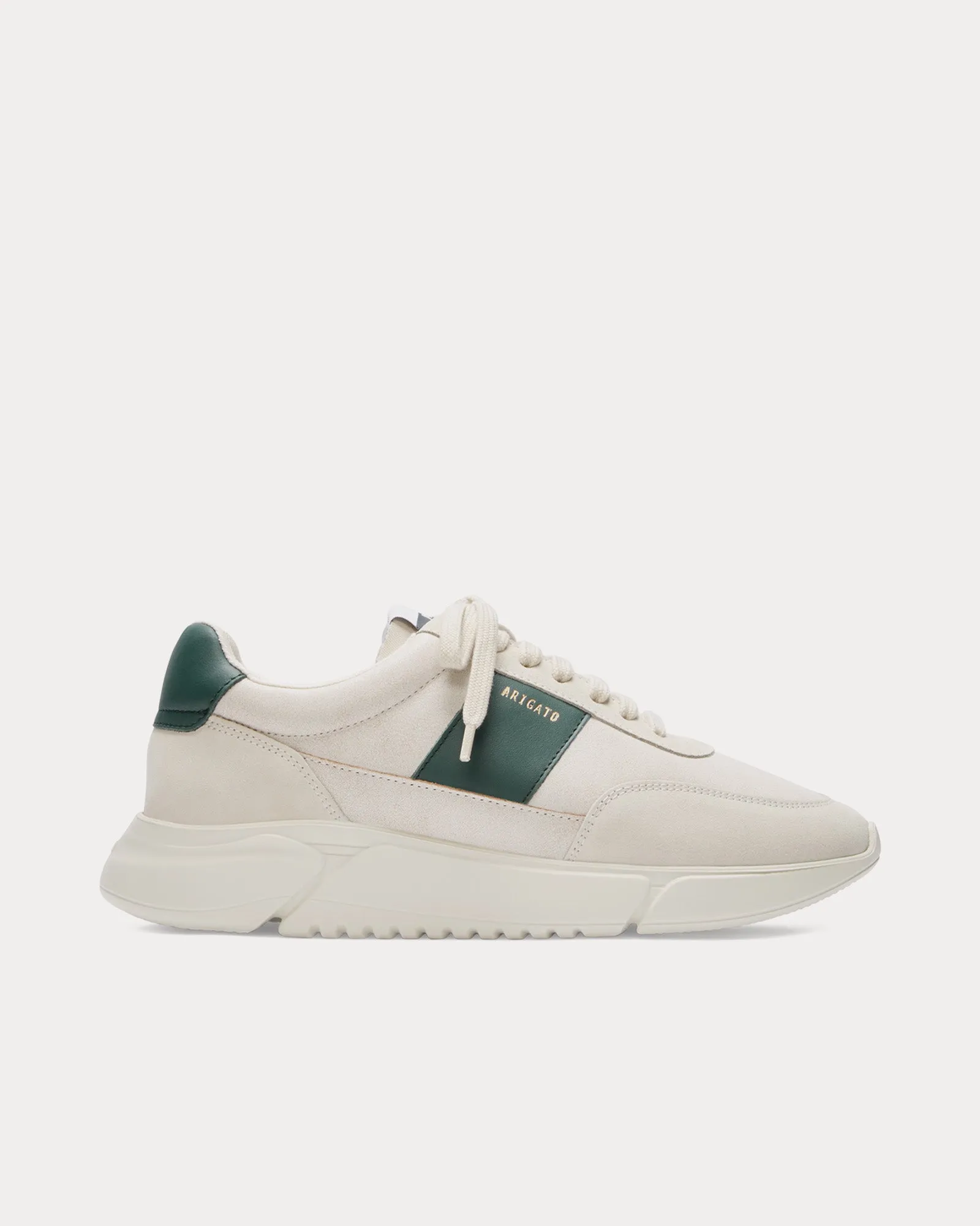 Genesis Vintage Runner Beige / Green Low Top Sneakers