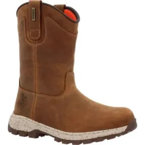 Georgia Boot Eagle Trail Women's Pull-on Work Boots Gb00645 In Brown