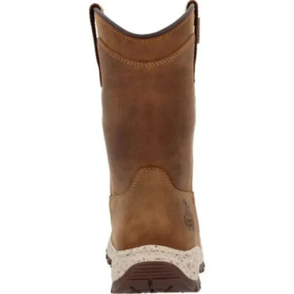 Georgia Boot Eagle Trail Women's Pull-on Work Boots Gb00645 In Brown