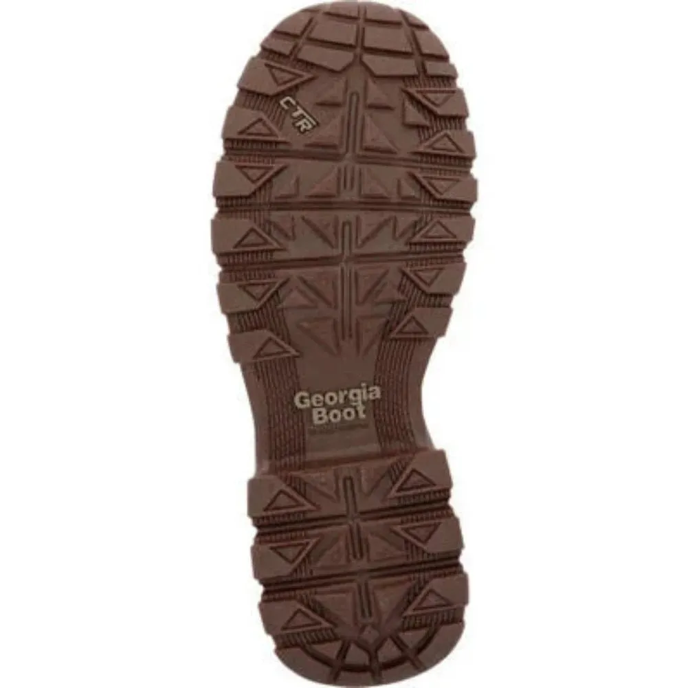 Georgia Boot Eagle Trail Women's Pull-on Work Boots Gb00645 In Brown