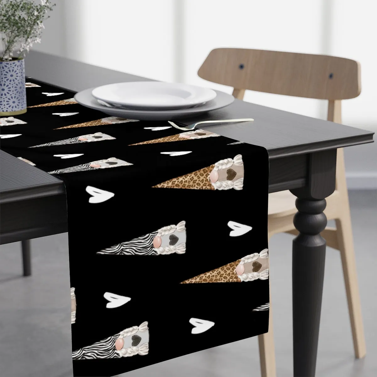 Gnome Place Like Home Table Runner