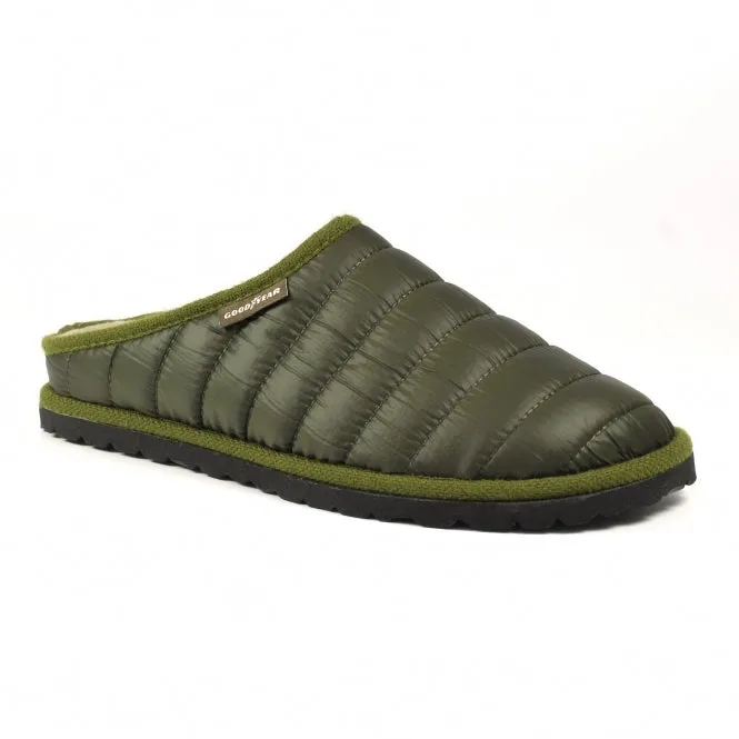 Goodyear Elway Mens Mule Slipper Green KMP004
