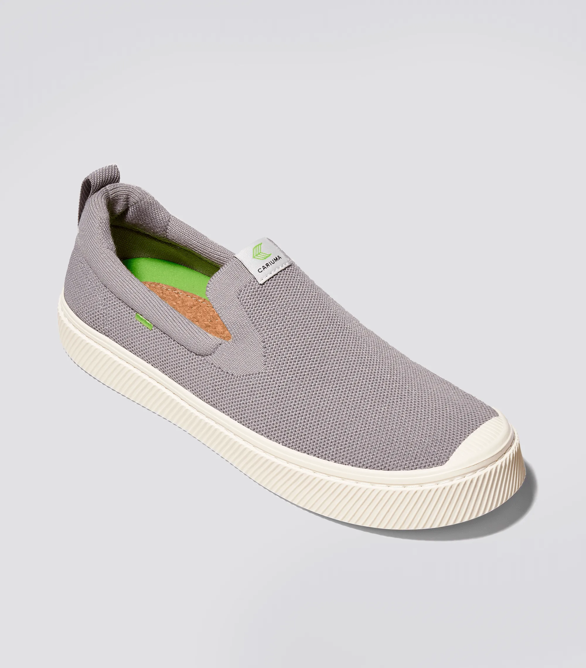 IBI SLIP-ON Light Grey Knit Sneaker Women