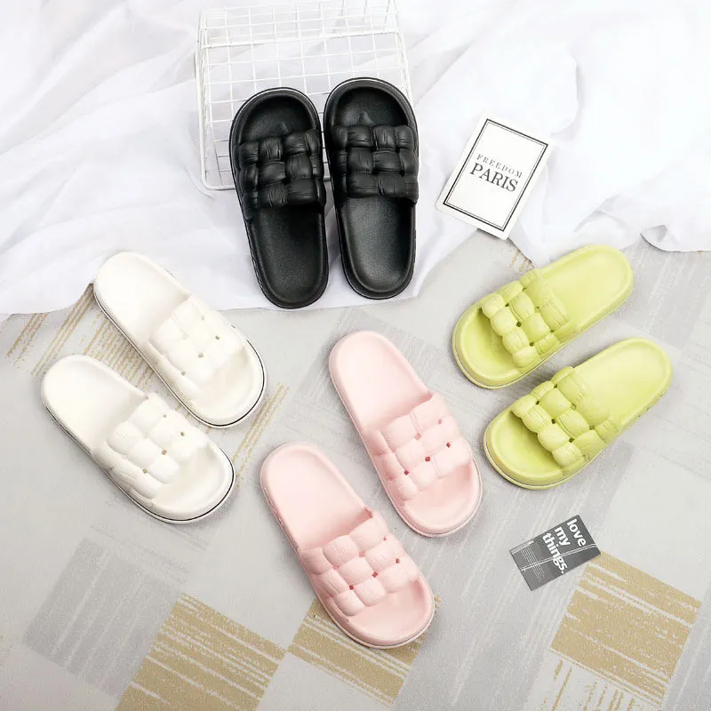 Indoor Bread Platform Slippers