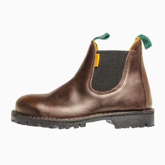 Jim Green Stockman Chelsea Brown Steel Toe Boot