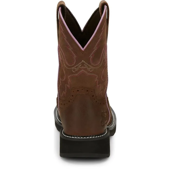 Justin Gypsy Womens Wanette Brown EH Steel Toe WorkBoots Style GY9980