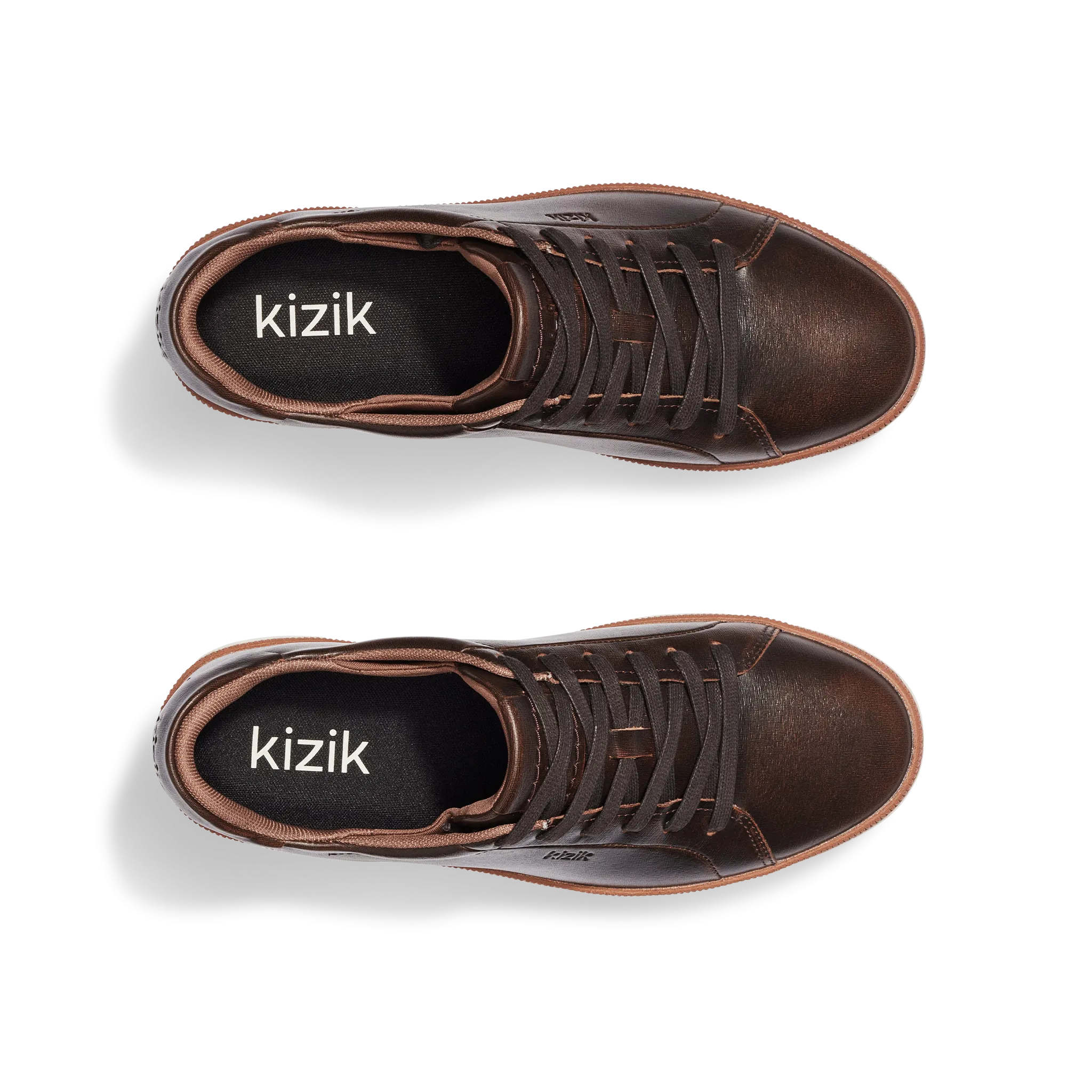 Kizik Sonoma Brown hands Free slip on