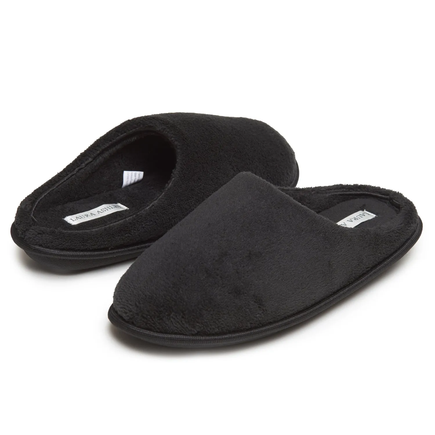Laura Ashley Women's Spa Slip-On Clog Slippers with Memory Foam | House Slippers with Cushioned Insole for Ladies
