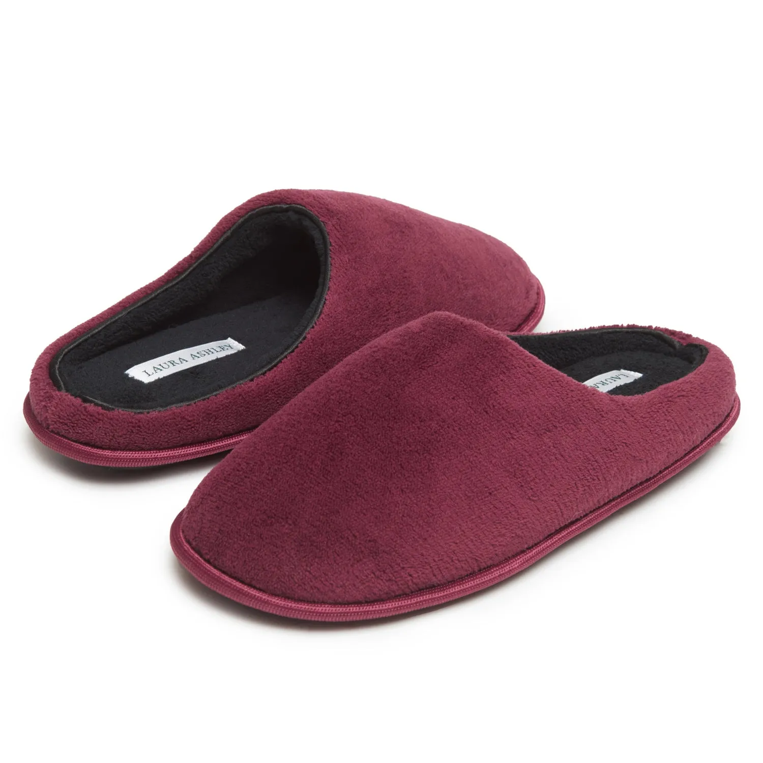 Laura Ashley Women's Spa Slip-On Clog Slippers with Memory Foam | House Slippers with Cushioned Insole for Ladies