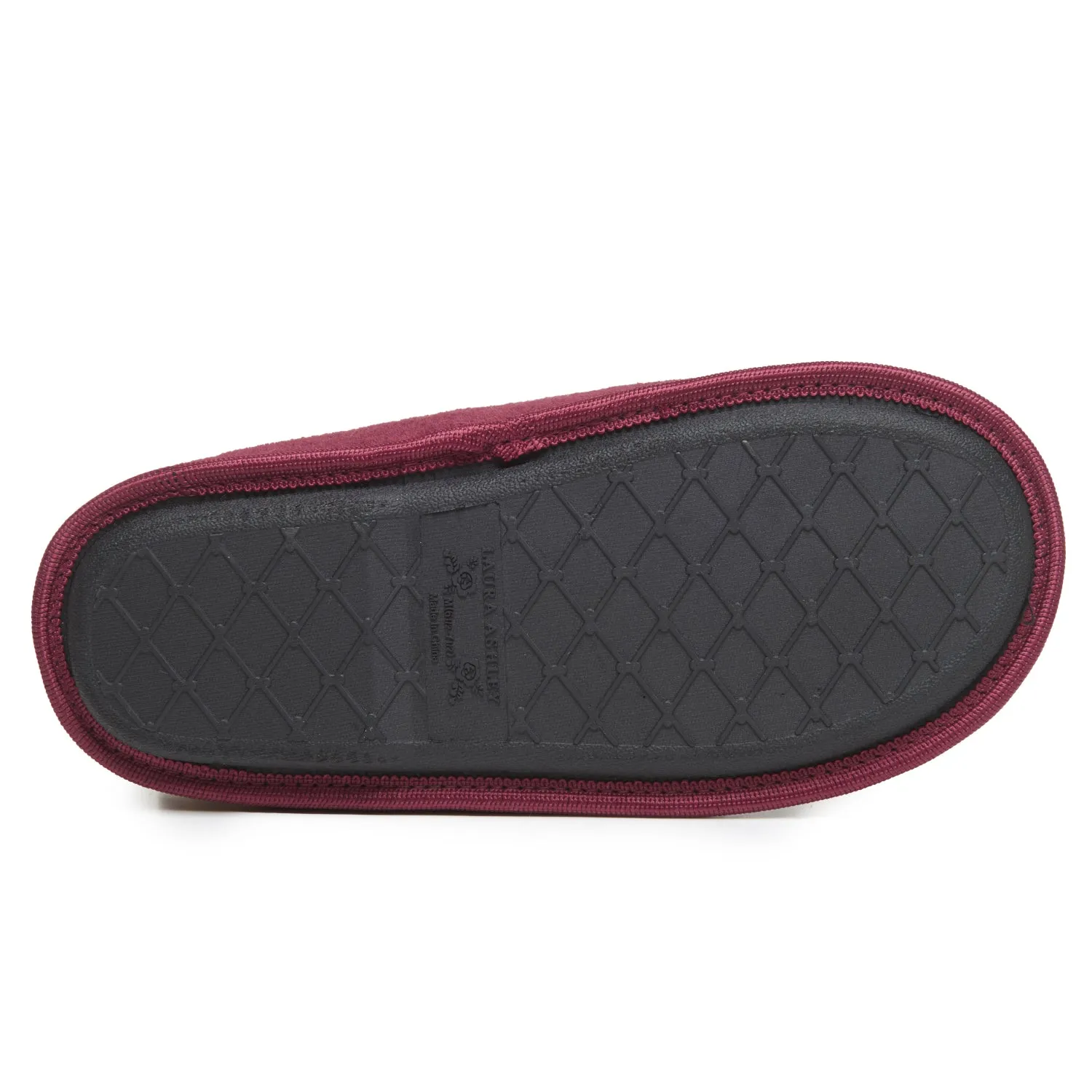 Laura Ashley Women's Spa Slip-On Clog Slippers with Memory Foam | House Slippers with Cushioned Insole for Ladies