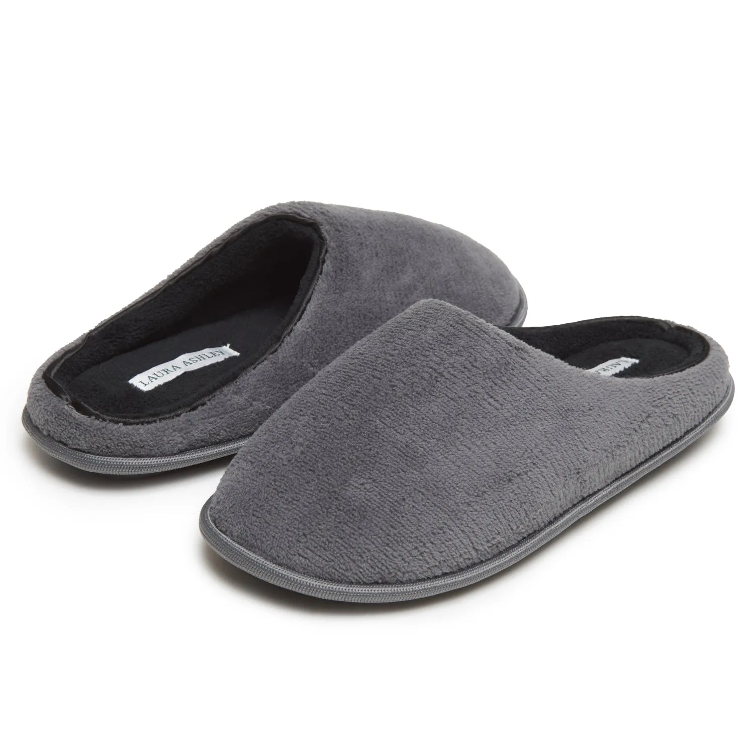 Laura Ashley Women's Spa Slip-On Clog Slippers with Memory Foam | House Slippers with Cushioned Insole for Ladies
