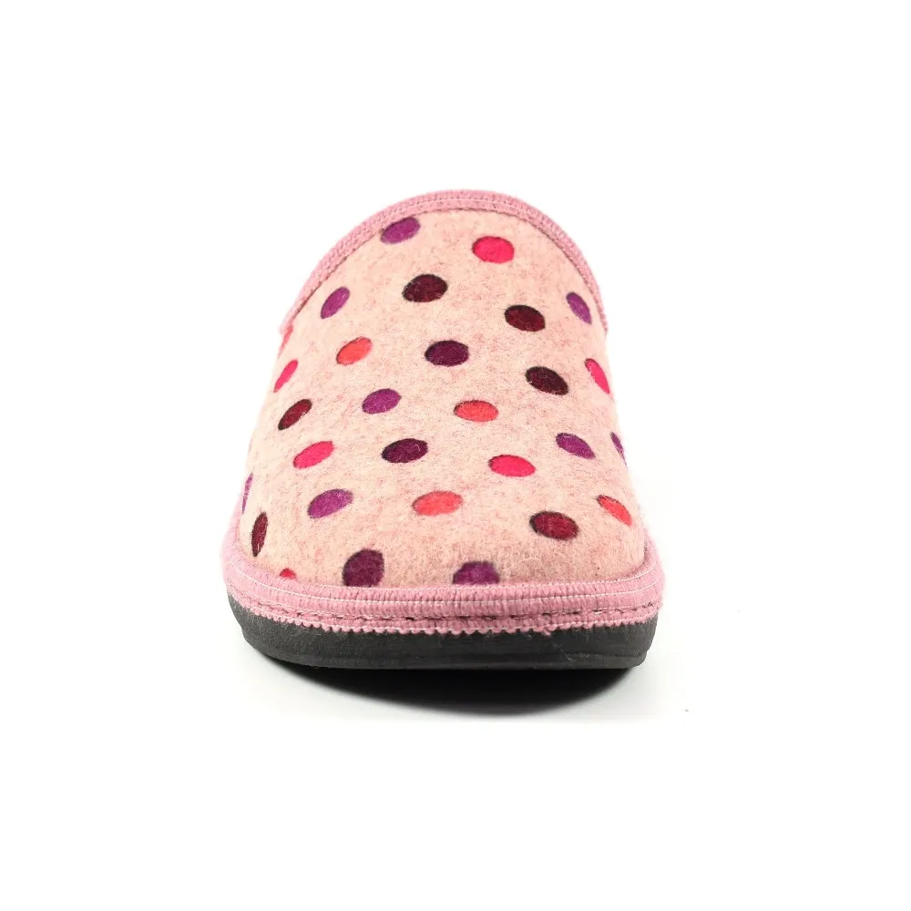 Lunar Women's KLS123 Ginger Mule Slippers Pink