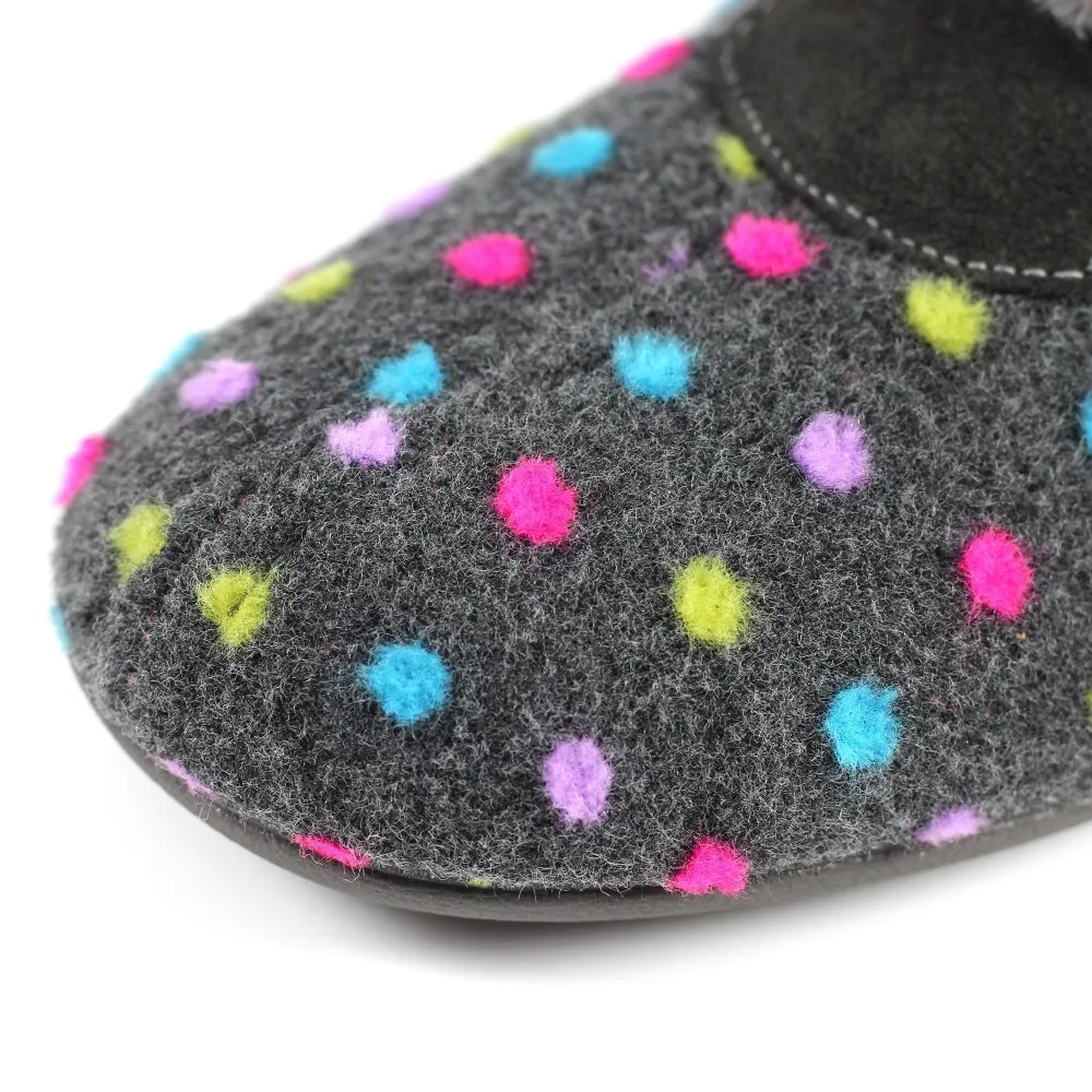 Lunar Women's KLZ065 Tennessee Full Slippers Grey