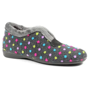 Lunar Women's KLZ065 Tennessee Full Slippers Grey