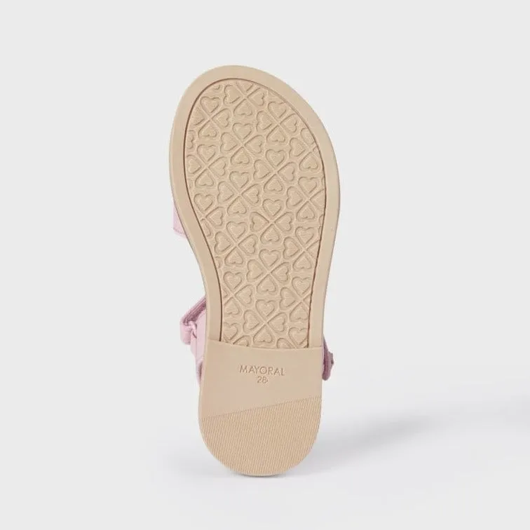 Mayoral Sandals with double bow - Pink