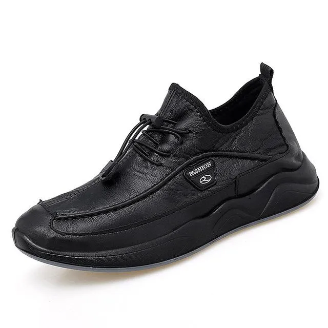 Men Shoes - New Casual Leather Waterproof Snow Boots