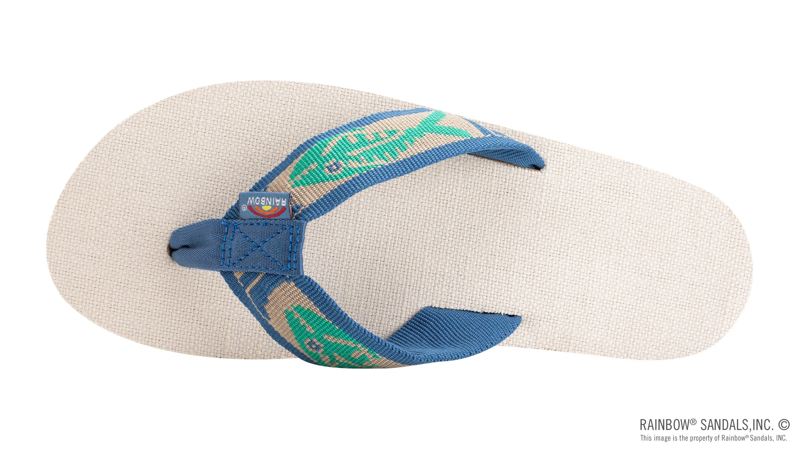 Men's Single Layer Hemp with a Nylon Fish Pattern Strap
