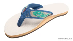 Men's Single Layer Hemp with a Nylon Fish Pattern Strap