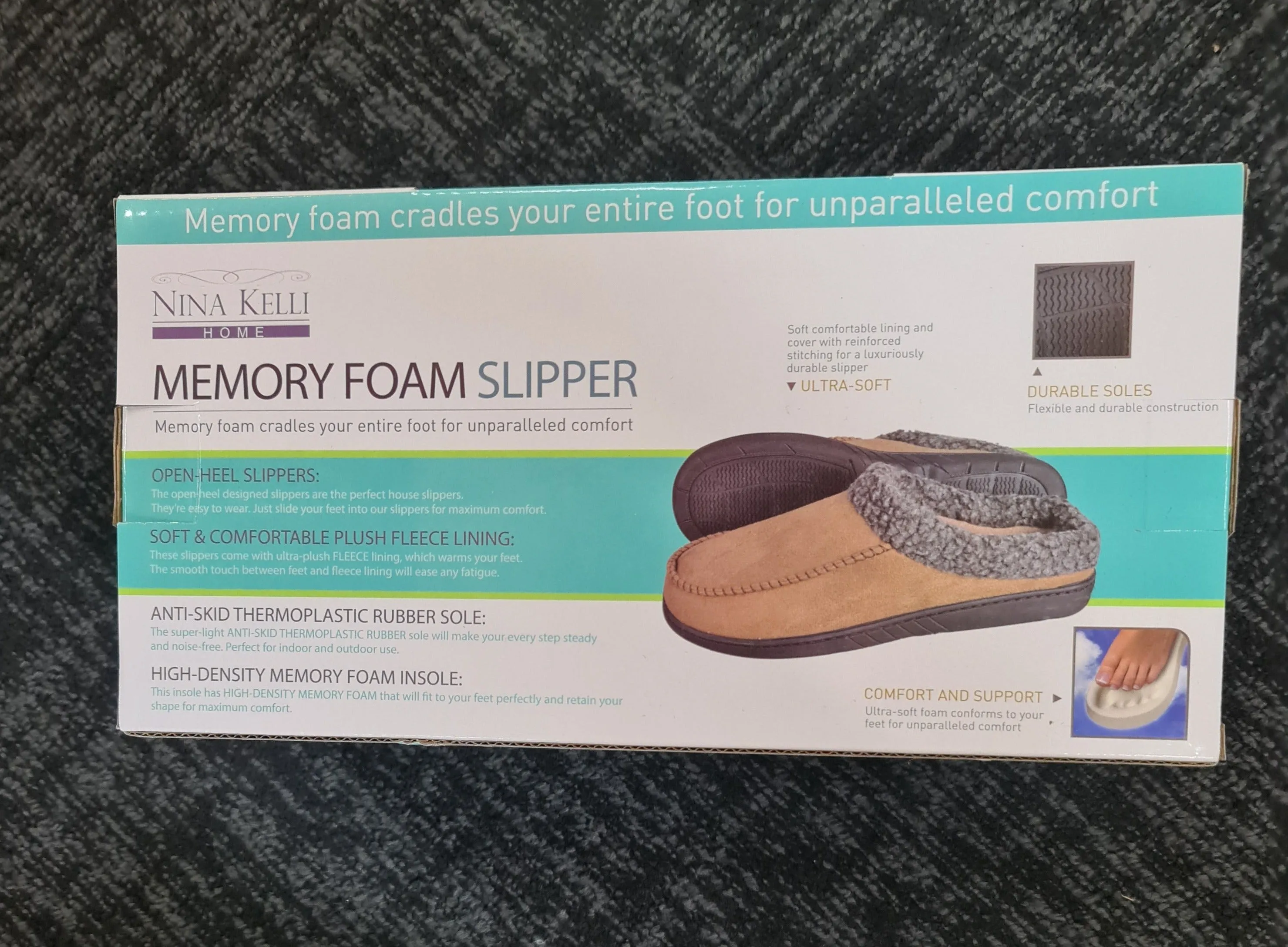 Men's Slippers BROWN SHERPA