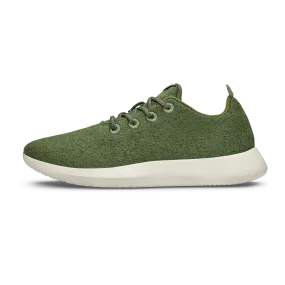 Men's Wool Runners - Thunder Green (Natural White Sole)