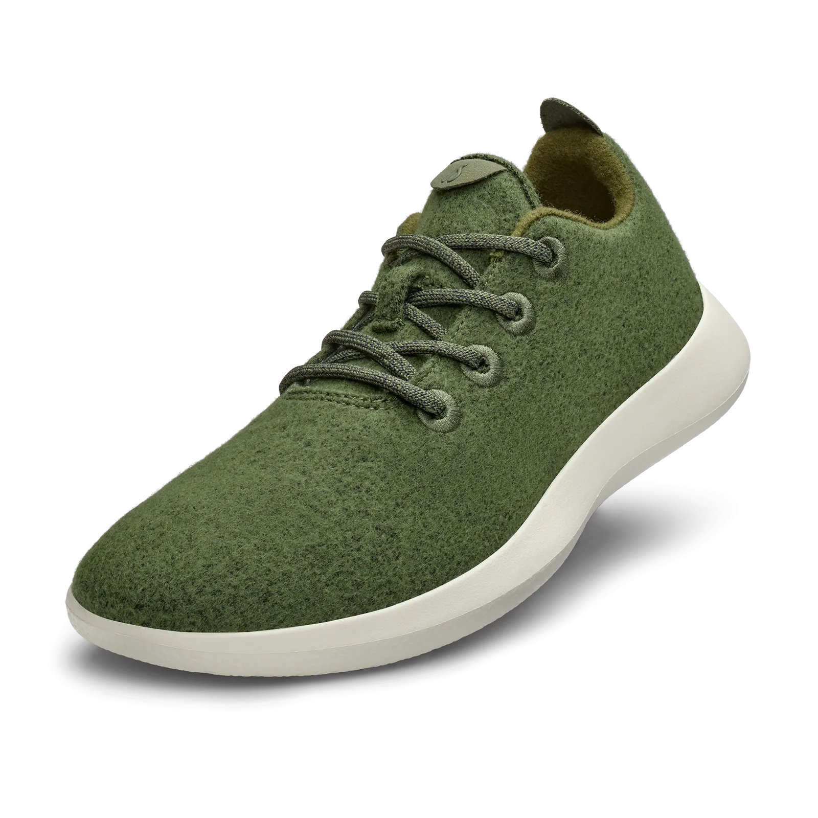 Men's Wool Runners - Thunder Green (Natural White Sole)